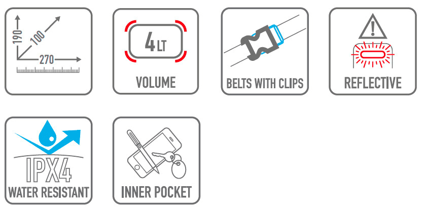 Túi đeo hông chống nước Prime PWB05